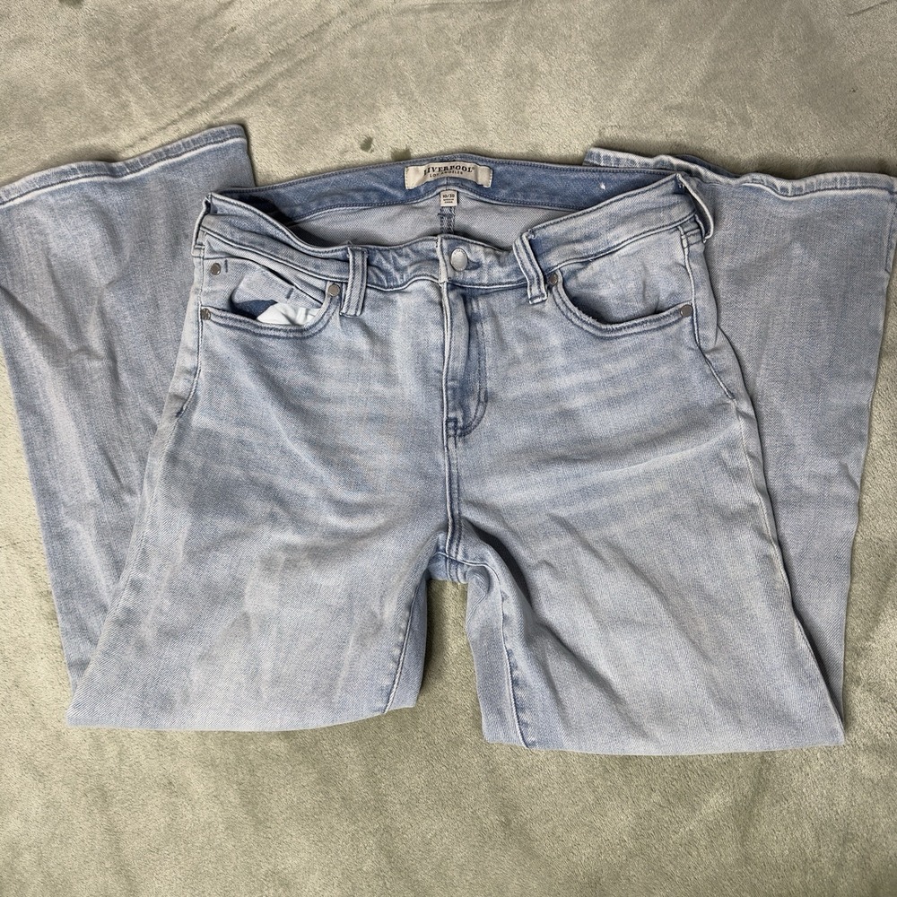 Women's Liverpool Hannah Crop Flare Jeans, Size 10/30 - Picture 2 of 8